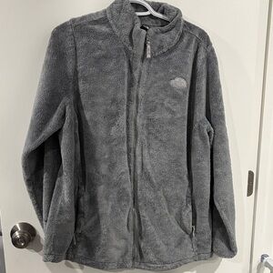 The North Face Women's Light Gray Osito Fleece Jacket